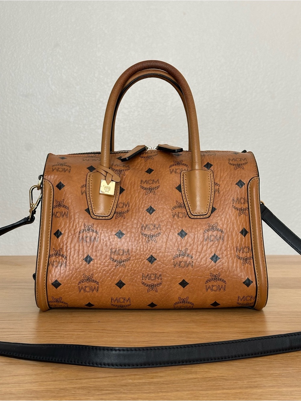 MCM Boston bag with COA